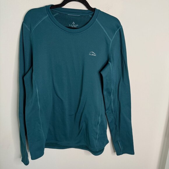 L.L. Bean Women's Blue Casual Long Sleeve Sport Top -Size XL Reg Extra Large Reg - Picture 1 of 3